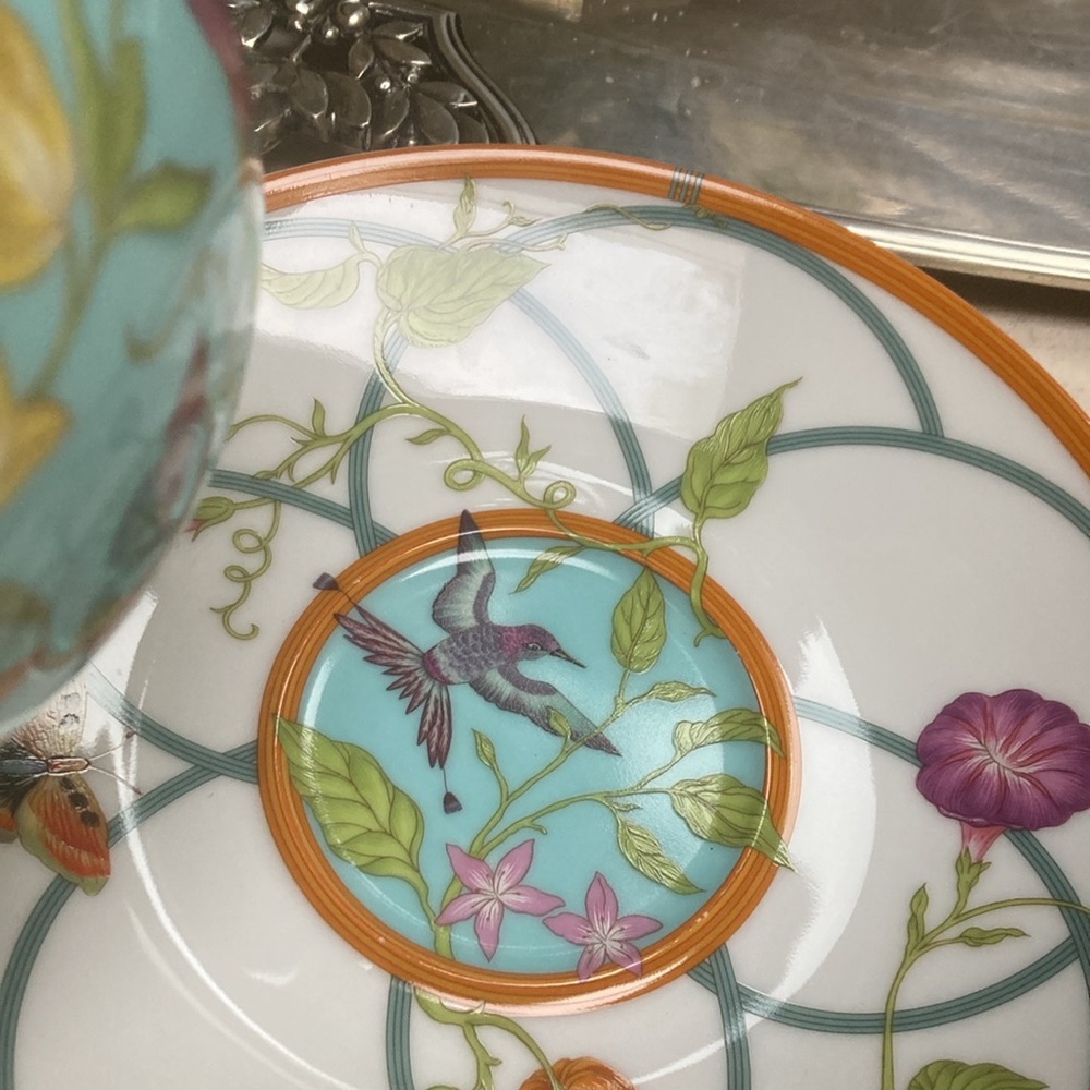 ☘️🎊🍾HP Hermes Siesta Island cup and saucer MULTIPLES AVAILABLE 💕🎈🍾 - Picture 3 of 6